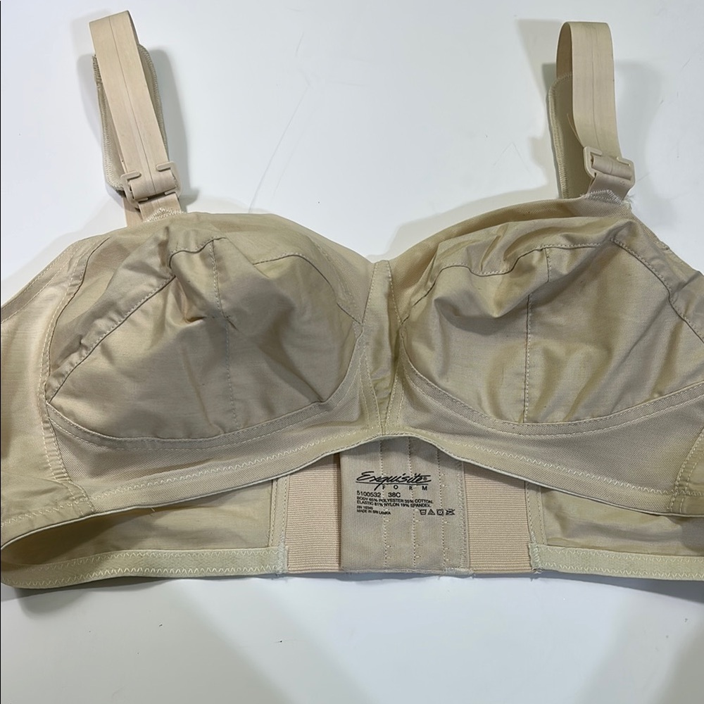 Cream T-Shirt Bra with Molded Cups and Adjustable Straps - Picture 3 of 16